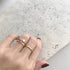 N°5 classy diamond ring 0.3ct